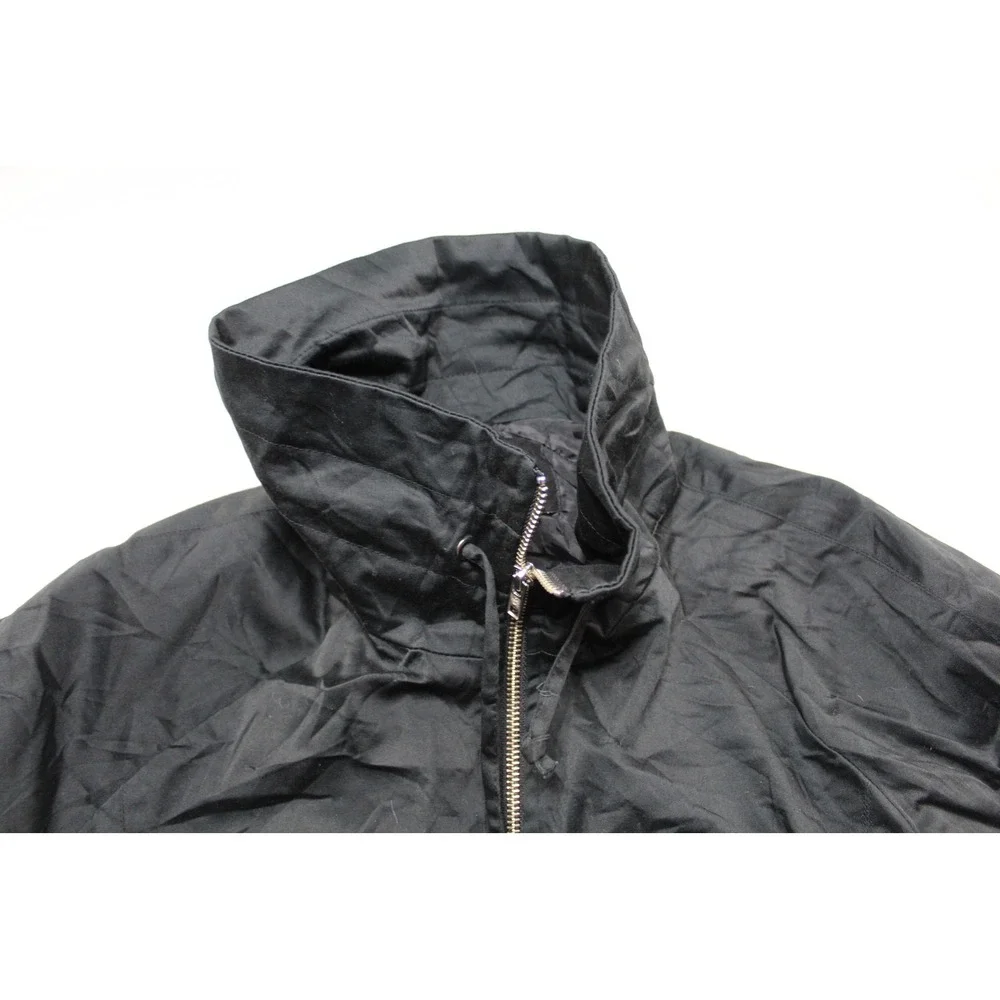 Avenue Jacket Womens Eighteen Twenty Black Excellent Balloon Sleeve Swing Zip
